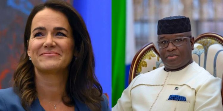 President of Hungary, Katalin Novák, extends warm congratulations to President Bio