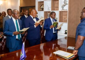 Four Deputy Ministers Take Oath of Office Before President Bio