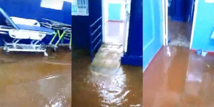 Flooding Incident at Connaught Hospital Amidst Heavy Rains (Video)