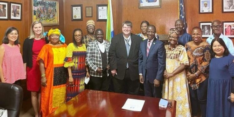 New US Ambassador to Sierra Leone Meets With Embassy Staff