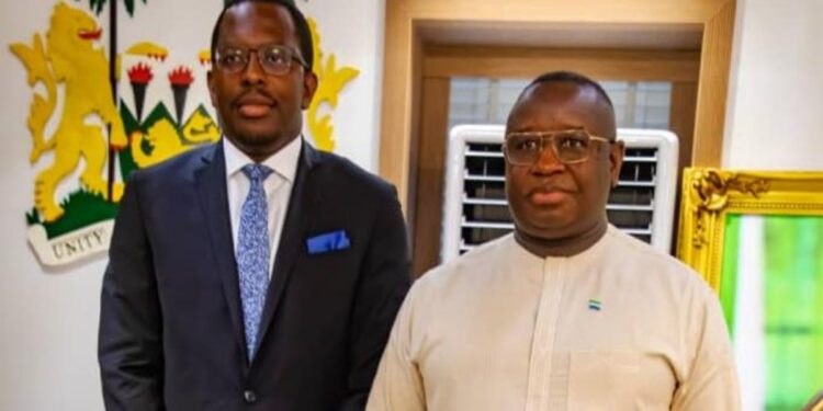 Sierra Leone’s Permanent Representative to the UN Takes Formal Leave of President Bio