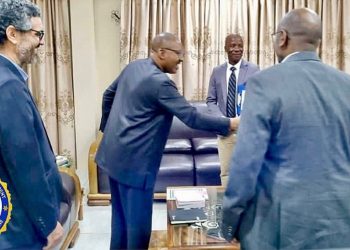 Vice President Juldeh Jalloh hosts MSF’s management team