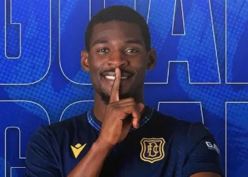 Leone Stars Forward Amadou Bakayoko Nets Crucial Goal for Dundee in Scottish Premiership Showdown