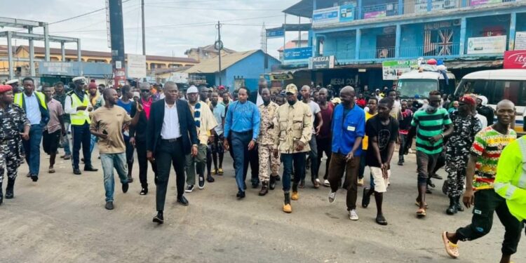 Chief Minister, David Sengeh Reassures Freetown Residents Amidst Ongoing Protests