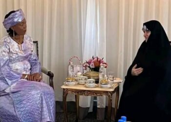 First Lady Fatima Bio Engages Iranian Counterpart