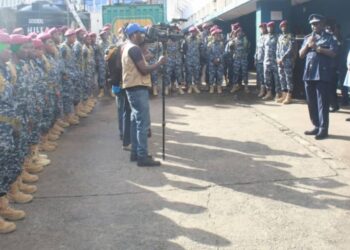 Sierra Leone Police Contingent Receives Inspiring Farewell Message From IGP Sellu Ahead of Somalia Mission