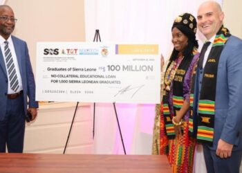 Employment and Labour Minister Receives $100 Million Loan and Scholarship Packages for Sierra Leonean Graduates