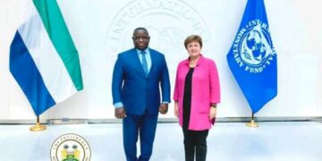 President Bio Visits IMF Headquarters, Assures Managing Director of Implementing Prudent Economic Policies