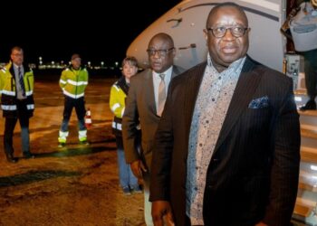 President Bio Arrives in Brussels Ahead of Rebranding Africa Conference