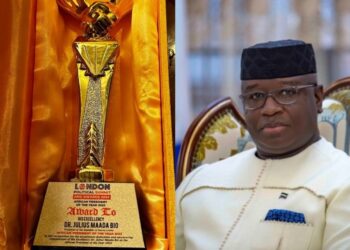 President Bio Named African President of the Year 2023