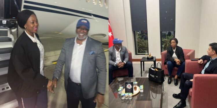 First Lady Fatima Bio Arrives in Istanbul Ahead of UN Zero Waste Advisory Board Meeting