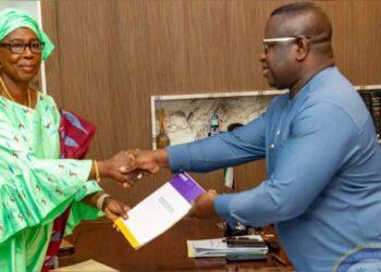 President Bio Engages Former Vice President of The Gambia