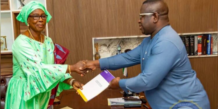 President Bio Engages Former Vice President of The Gambia