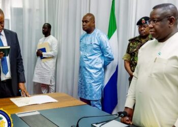 President Bio Presides Over Swearing-In Ceremony of Judge of the Supreme Court