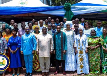 President Bio Presides over Signing of Performance Contracts for Ministers