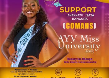 AYV Miss University 2023/2024: Meet Sheknatu Bangura, Contestant From COMAHS