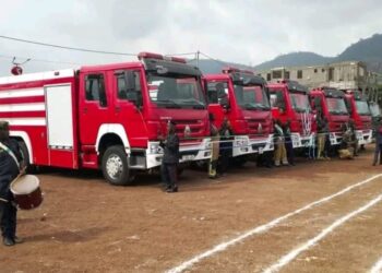 Sierra Leone Government Buys 5 Brand New Multi-Purpose Fire Engines