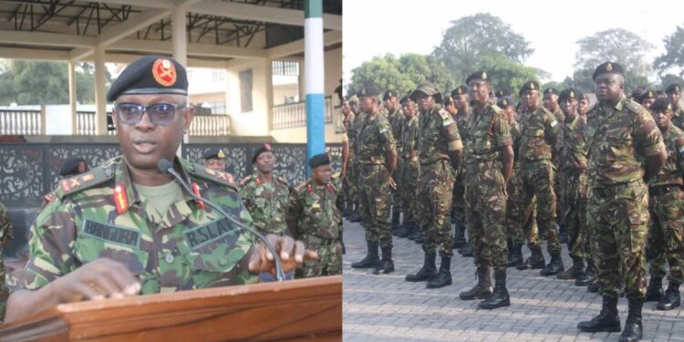 New Chief of Defence Staff Addresses Western Area Troops