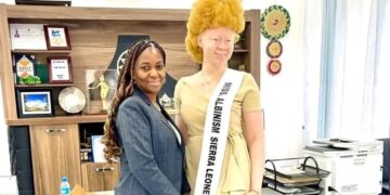Daniella Boima Garrick Crowned as First-Ever Miss Albinism Africa