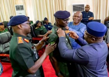President Bio Decorates New Chief Of Defence Staff and Other General Ranking Officers