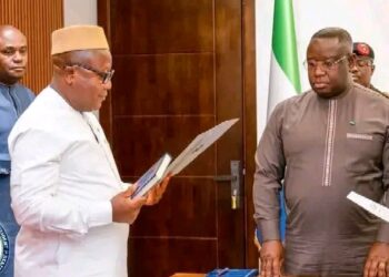 President Bio Swearing-In New Electoral Commissioner East, Urges Commitment to Credible Elections