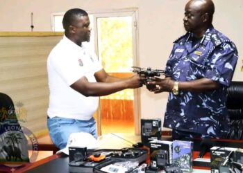 Former Police Officer Donates Drones and Body Cameras to SLP 