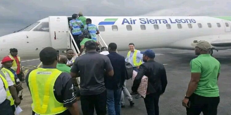 Leone Stars Arrive in Guinea-Bissau Ahead of World Cup Qualifier