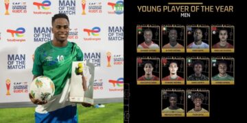 Momoh Kamara Nominated for CAF Young Player of the Year Award