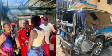 Mayor Aki-Sawyerr Escapes Serious Injury After Car Crash, Driver’s Home Gutted by Fire