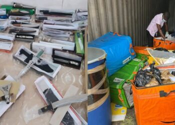 Police Seize Over 4,000 Weapons and Intercept Narcotics at Water Quay