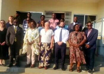 UK Delegation Visits MoPED and ECOWAS Logistics Depot in Lungi