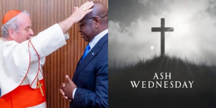 President Bio Joins Christians to Mark Start of Lent