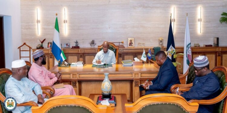President Bio Meets AU Envoy to Bolster Sahel Security Ties