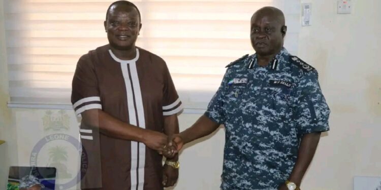 New ECSL Commissioner Engages IGP Sellu