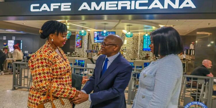 First Lady Fatima Bio Arrives in Washington on Melania Trump’s Invitation for Global Youth Empowerment Summit