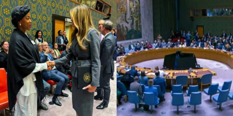 First Lady Fatima Bio Addresses UN Security Council