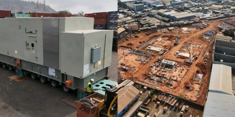 First Turbine and Generator for Sierra Leone’s Nant Power Project Arrive in Freetown