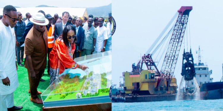 President Bio Unveils First Industrial Fishing Port at Black Johnson 