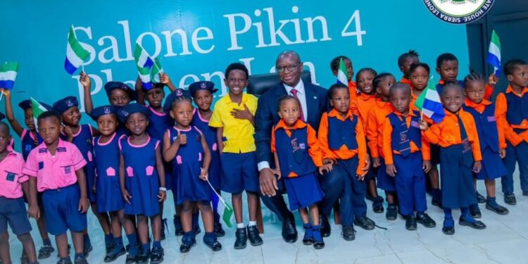 President Bio Launches ‘Salone Pekin fo Play en Lan Outcome Fund Programme’