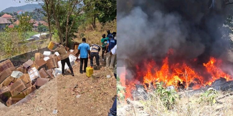 TOCU Destroys Narcotic Drugs Worth Over $2 Million 