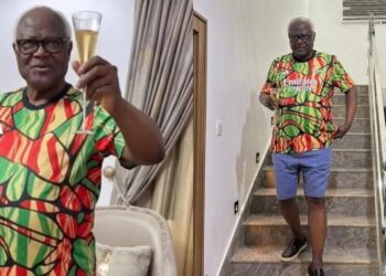 Former President Koroma Raises Toast to Arsenal Fans After Premier League Triumph