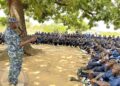 IGP Sellu Addresses Police Recruits at Samu
