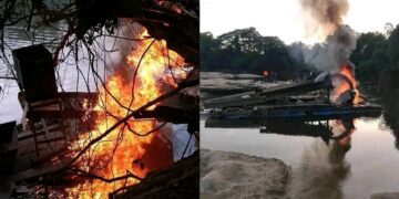 EPA Destroys 31 Illegal Dredges in Eastern Crackdown
