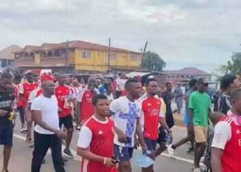 Arsenal’s Premier League Title Win Sends Freetown Into Celebration