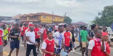 Arsenal’s Premier League Title Win Sends Freetown Into Celebration