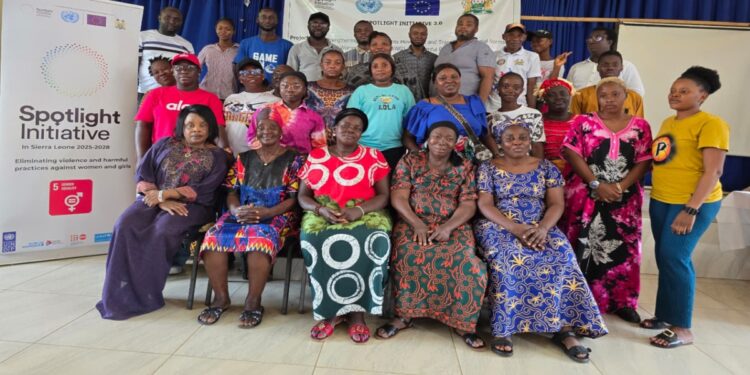 WFSL Kickstarts Capacity Building Training for Women’s Rights Groups in Moyamba Under the Spotlight Initiative 2.0