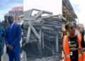 Mayor Aki-Sawyerr, Senior Government Officials Visit Scene of Kissy Road Building Collapse