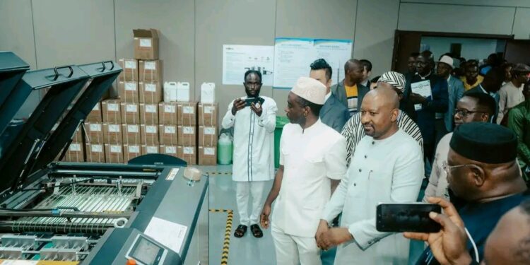 Vice President Juldeh Jalloh Unveils Modern Government Printing Department