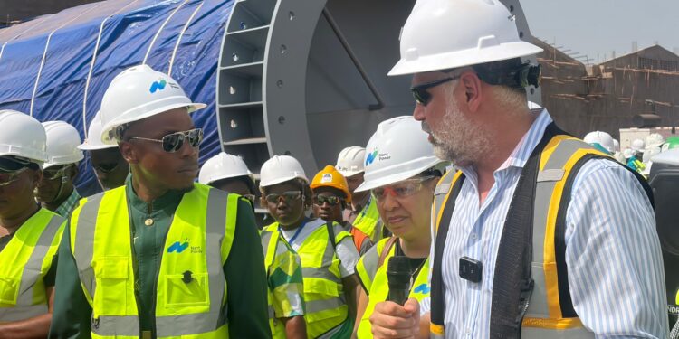 Government, MCC Officials Inspect NANT Power Project in Kissy
