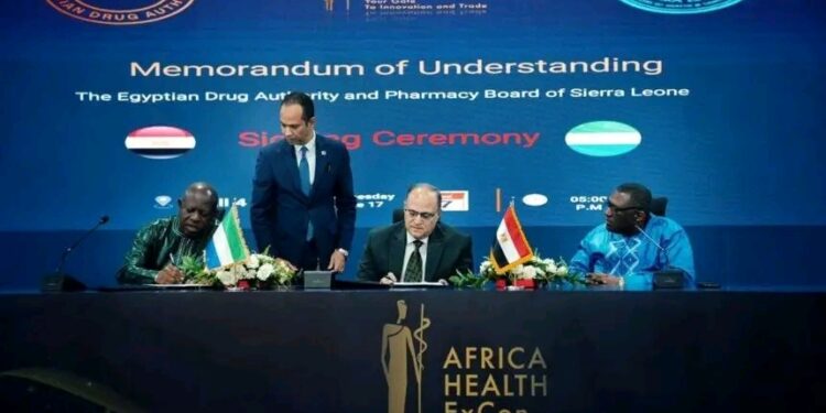 Egypt, Sierra Leone Sign MoU to Boost Pharmaceutical Cooperation